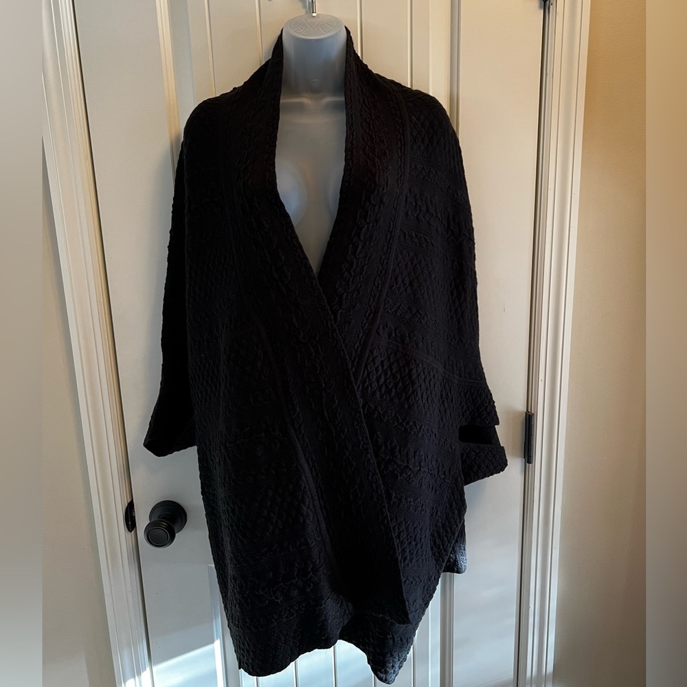 NWT Black Knit Kimono Style Cardigan